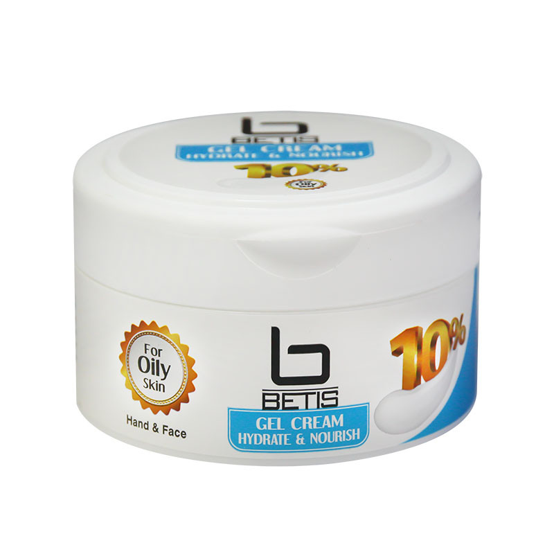 ژل کرم مرطوب کننده دست و صورت بتیس مدل کاسه ای آب رسان مناسب پوست چرب حجم 200 میلی لیتر