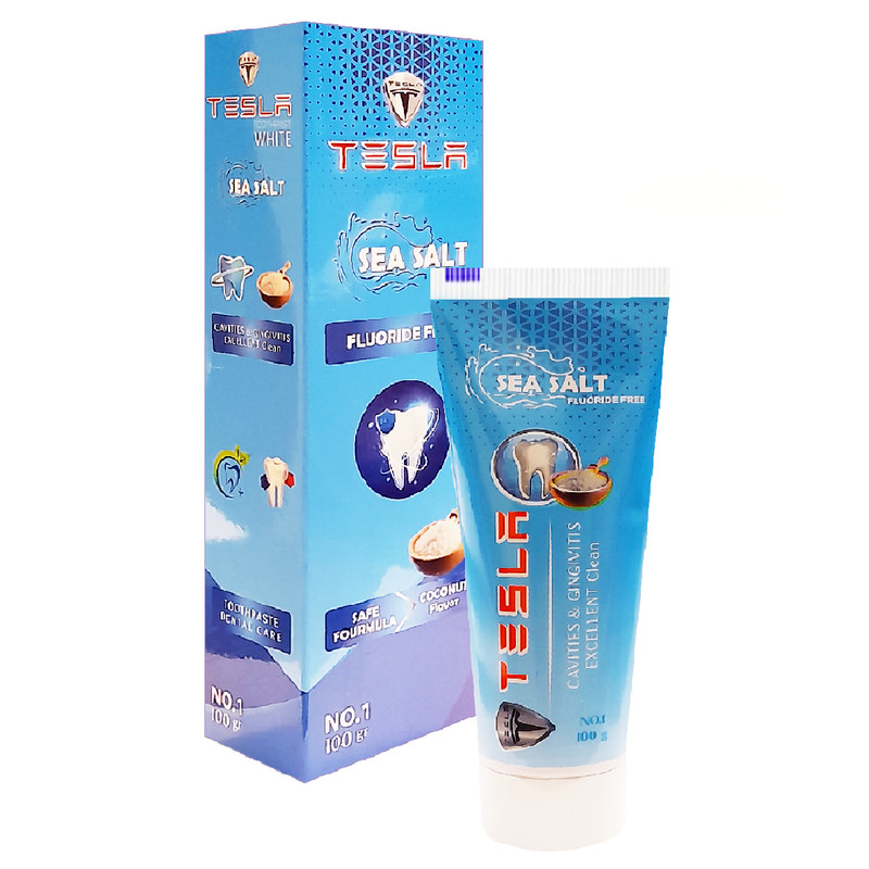   خمیر دندان تسلا مدل  Sea Salt وزن 100 گرم