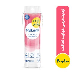 پد پاک‏ کننده آرایش مای لیدی طرح ساده بسته  100 عددی