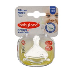 سر شیشه شیر بیبی لند مدل 501 ارتودونسی